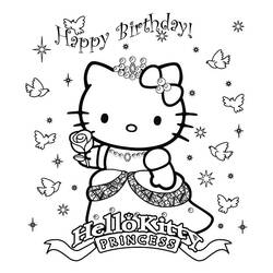 Coloring page: Hello Kitty (Cartoons) #36778 - Free Printable Coloring Pages