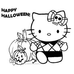 Coloring page: Hello Kitty (Cartoons) #36780 - Free Printable Coloring Pages