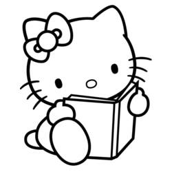 Coloring page: Hello Kitty (Cartoons) #36781 - Free Printable Coloring Pages