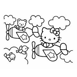 Coloring page: Hello Kitty (Cartoons) #36784 - Free Printable Coloring Pages