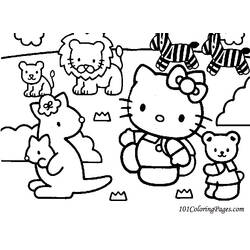 Coloring page: Hello Kitty (Cartoons) #36790 - Free Printable Coloring Pages