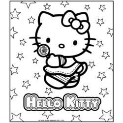 Coloring page: Hello Kitty (Cartoons) #36797 - Free Printable Coloring Pages