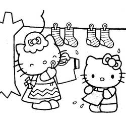 Coloring page: Hello Kitty (Cartoons) #36801 - Free Printable Coloring Pages