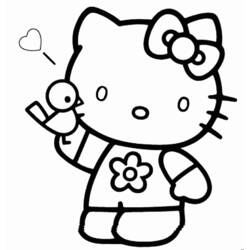 Coloring page: Hello Kitty (Cartoons) #36804 - Free Printable Coloring Pages