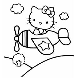 Coloring page: Hello Kitty (Cartoons) #36806 - Free Printable Coloring Pages