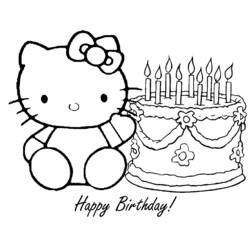 Coloring page: Hello Kitty (Cartoons) #36810 - Free Printable Coloring Pages