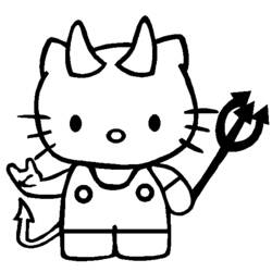 Coloring page: Hello Kitty (Cartoons) #36822 - Free Printable Coloring Pages