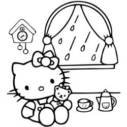 Coloring page: Hello Kitty (Cartoons) #36825 - Free Printable Coloring Pages