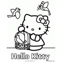 Coloring page: Hello Kitty (Cartoons) #36828 - Free Printable Coloring Pages