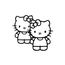 Coloring page: Hello Kitty (Cartoons) #36829 - Free Printable Coloring Pages