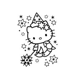 Coloring page: Hello Kitty (Cartoons) #36847 - Free Printable Coloring Pages