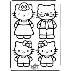 Coloring page: Hello Kitty (Cartoons) #36849 - Free Printable Coloring Pages