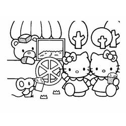 Coloring page: Hello Kitty (Cartoons) #36855 - Free Printable Coloring Pages