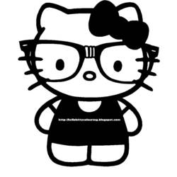 Coloring page: Hello Kitty (Cartoons) #36860 - Free Printable Coloring Pages