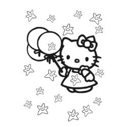 Coloring page: Hello Kitty (Cartoons) #36862 - Free Printable Coloring Pages