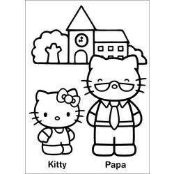 Coloring page: Hello Kitty (Cartoons) #36863 - Free Printable Coloring Pages