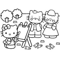 Coloring page: Hello Kitty (Cartoons) #36864 - Free Printable Coloring Pages