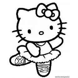 Coloring page: Hello Kitty (Cartoons) #36869 - Free Printable Coloring Pages