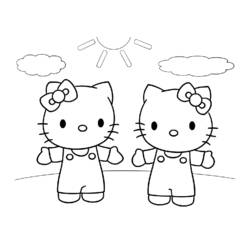 Coloring page: Hello Kitty (Cartoons) #36872 - Free Printable Coloring Pages