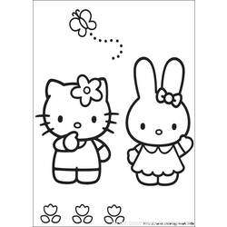 Coloring page: Hello Kitty (Cartoons) #36878 - Free Printable Coloring Pages