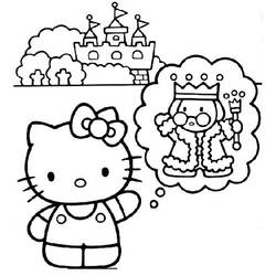 Coloring page: Hello Kitty (Cartoons) #36882 - Free Printable Coloring Pages