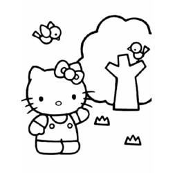 Coloring page: Hello Kitty (Cartoons) #36883 - Free Printable Coloring Pages