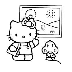 Coloring page: Hello Kitty (Cartoons) #36889 - Free Printable Coloring Pages