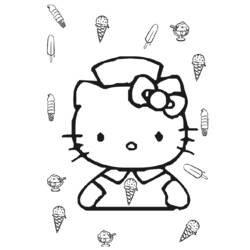 Coloring page: Hello Kitty (Cartoons) #36907 - Free Printable Coloring Pages