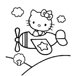 Coloring page: Hello Kitty (Cartoons) #36913 - Free Printable Coloring Pages