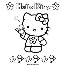 Coloring page: Hello Kitty (Cartoons) #36917 - Free Printable Coloring Pages