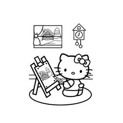 Coloring page: Hello Kitty (Cartoons) #36919 - Free Printable Coloring Pages