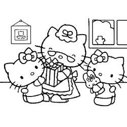 Coloring page: Hello Kitty (Cartoons) #36927 - Free Printable Coloring Pages