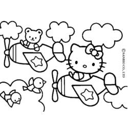 Coloring page: Hello Kitty (Cartoons) #36935 - Free Printable Coloring Pages
