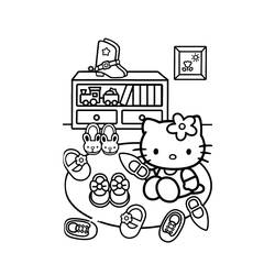 Coloring page: Hello Kitty (Cartoons) #36942 - Free Printable Coloring Pages