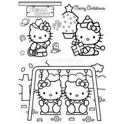 Coloring page: Hello Kitty (Cartoons) #36944 - Free Printable Coloring Pages