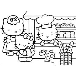 Coloring page: Hello Kitty (Cartoons) #36945 - Free Printable Coloring Pages