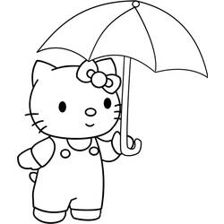 Coloring page: Hello Kitty (Cartoons) #36948 - Free Printable Coloring Pages