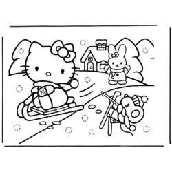 Coloring page: Hello Kitty (Cartoons) #36959 - Free Printable Coloring Pages