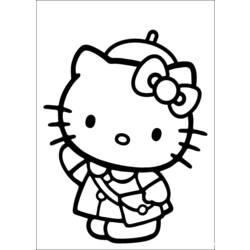 Coloring page: Hello Kitty (Cartoons) #36962 - Free Printable Coloring Pages