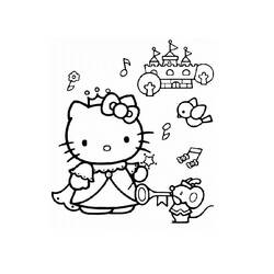 Coloring page: Hello Kitty (Cartoons) #36964 - Free Printable Coloring Pages