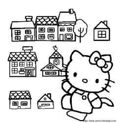 Coloring page: Hello Kitty (Cartoons) #36966 - Free Printable Coloring Pages