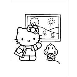 Coloring page: Hello Kitty (Cartoons) #36970 - Free Printable Coloring Pages