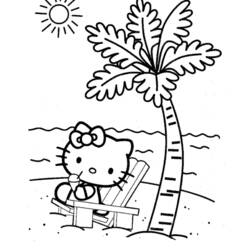 Coloring page: Hello Kitty (Cartoons) #36975 - Free Printable Coloring Pages