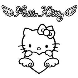 Coloring page: Hello Kitty (Cartoons) #36993 - Free Printable Coloring Pages
