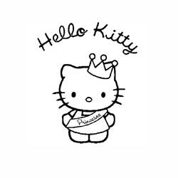 Coloring page: Hello Kitty (Cartoons) #36994 - Free Printable Coloring Pages