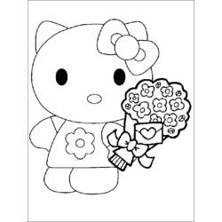 Coloring page: Hello Kitty (Cartoons) #36996 - Free Printable Coloring Pages