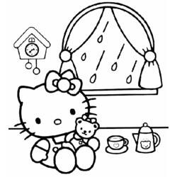 Coloring page: Hello Kitty (Cartoons) #37000 - Free Printable Coloring Pages