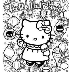 Coloring page: Hello Kitty (Cartoons) #37002 - Free Printable Coloring Pages