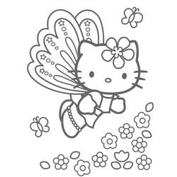 Coloring page: Hello Kitty (Cartoons) #37006 - Free Printable Coloring Pages
