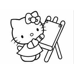 Coloring page: Hello Kitty (Cartoons) #37013 - Free Printable Coloring Pages